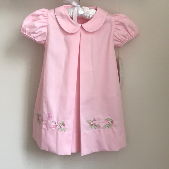 Lullaby Set pink bunny dress - Picture 1 of 4